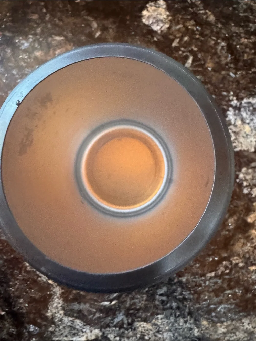 Yeti Gray Rambler Can Insulator with Black Lid